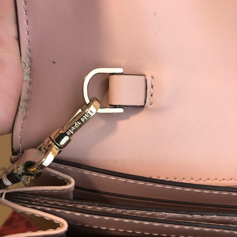 kate spade Blush Pink Leather Crossbody wallet bag - Picture 13 of 14